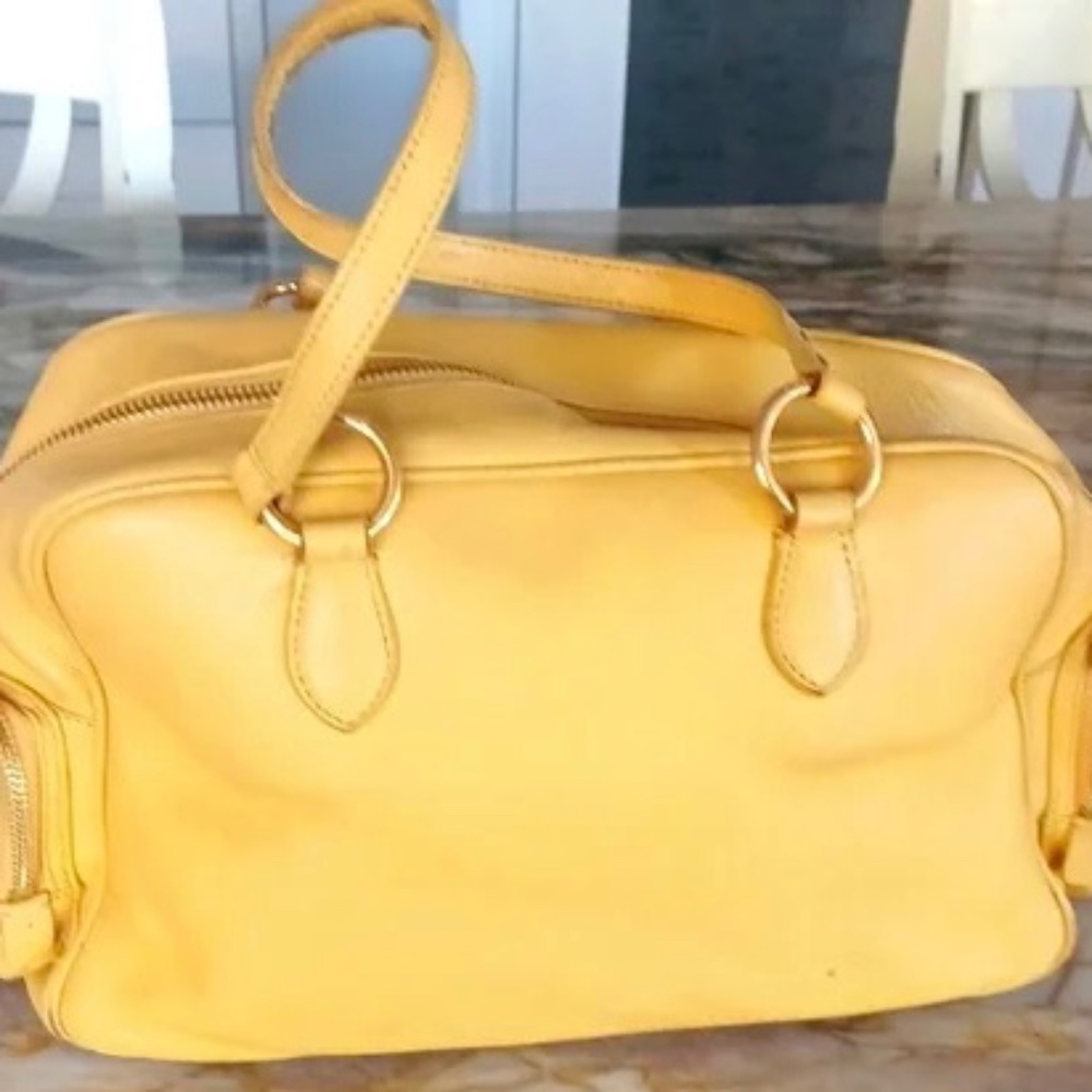 Sigrid Olson Yellow Leather Purse